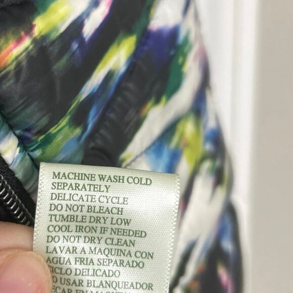 Tangerine Black Multi Color Duck Down Puffer Vest Large Outdoor Active - Picture 11 of 11